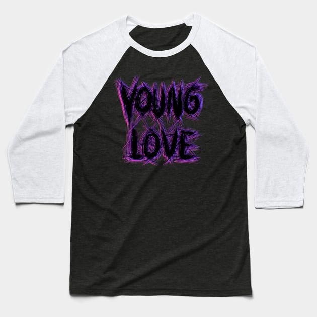 Young Love Baseball T-Shirt by RizanDoonster